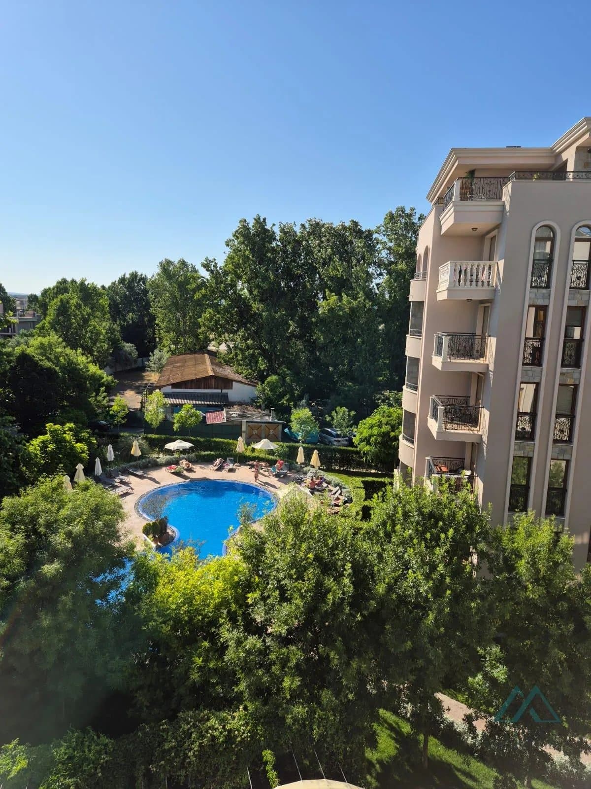 2pokojový apartmán s výhledem na bazén, 4* Cascadas Family Resort, Slunečné pobřeží, Bulharsko - foto 25