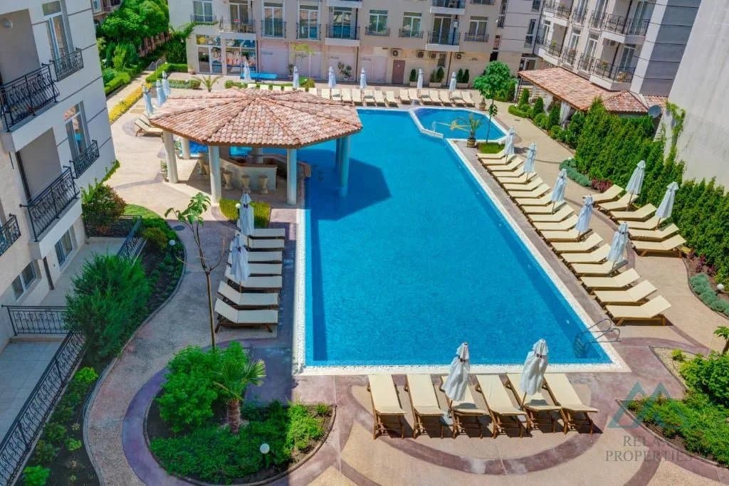 apartmán se 2 ložnicemi v oblíbeném komplexu Dawn Park, Slunečné pobřeží - 500 m od pláže - foto 9