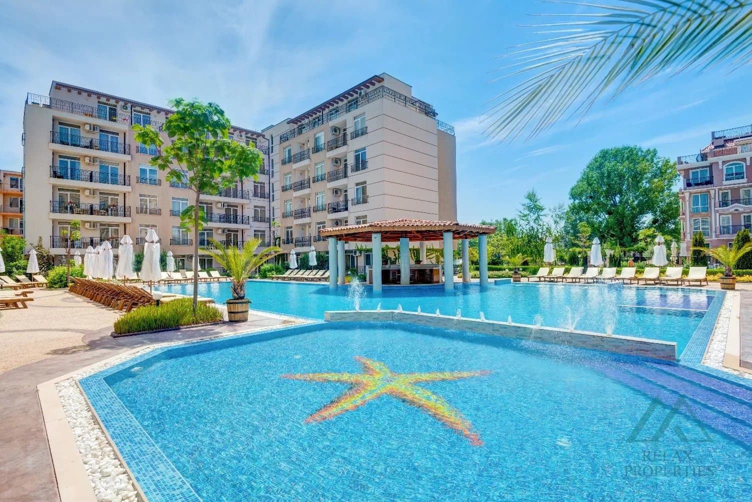 apartmán se 2 ložnicemi v oblíbeném komplexu Dawn Park, Slunečné pobřeží - 500 m od pláže - foto 1