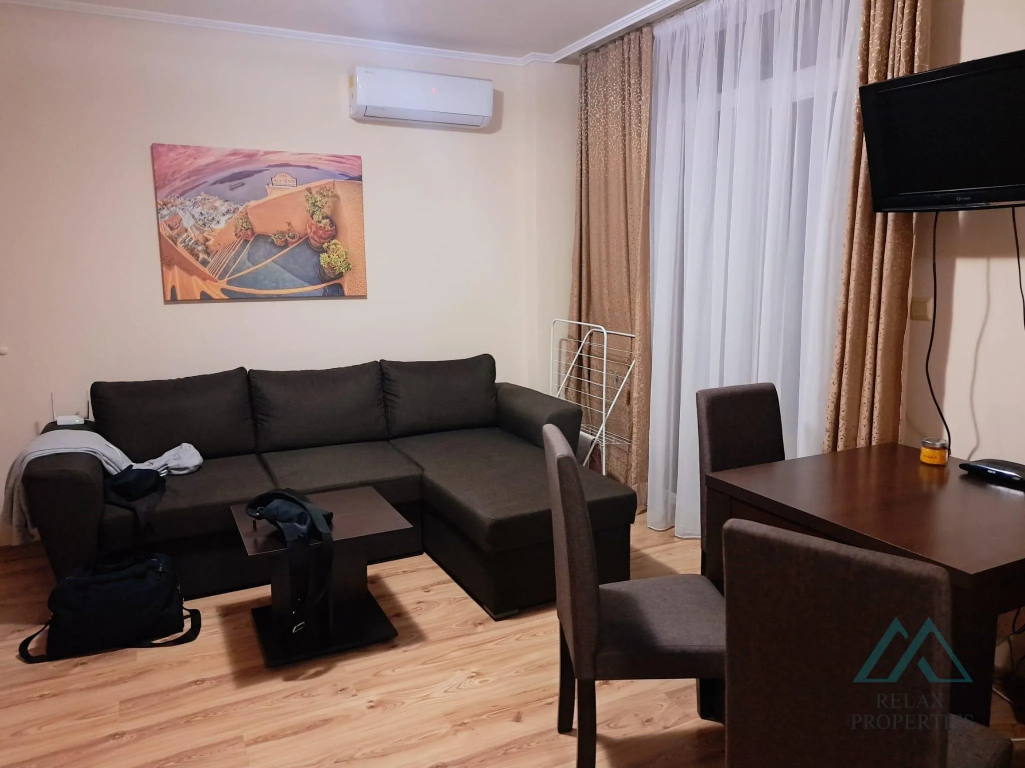 Veľký 48m2 apartmán s výhľadom na bazén v komplexe Dawn Park, Slnečné pobrežie. - foto 30