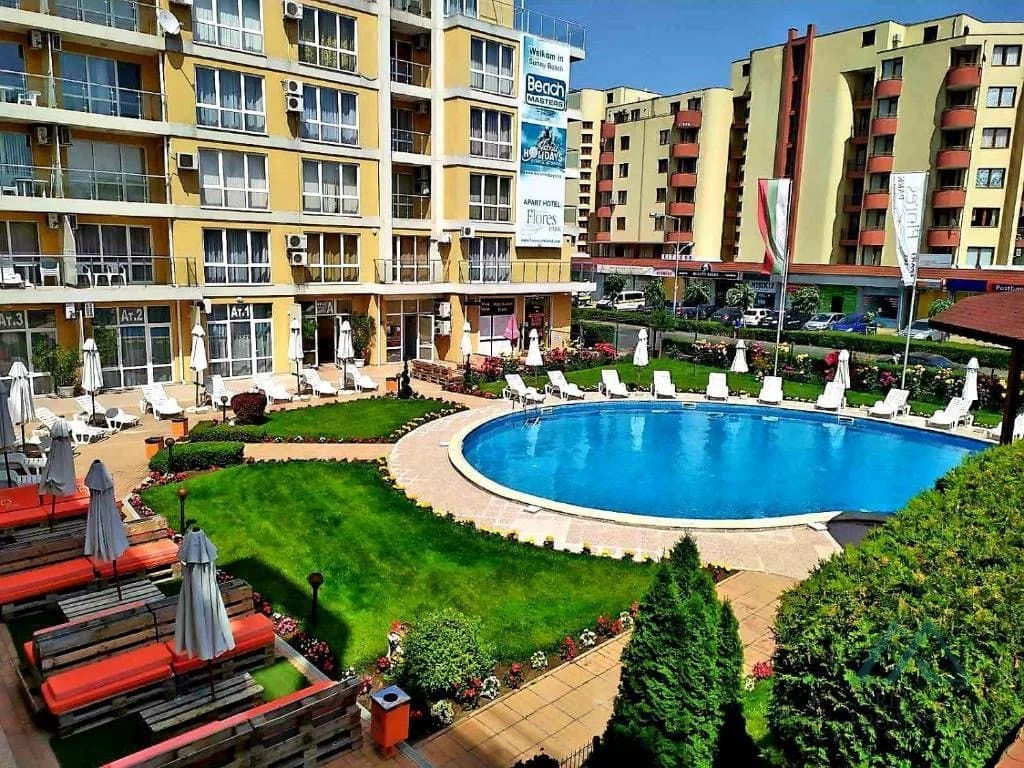 Prostorný 2-pokojový apartmán s terasou, komplex Flores Park, Slunečné pobřeží - jen 300 m od pláže, Bulharsko - foto 26