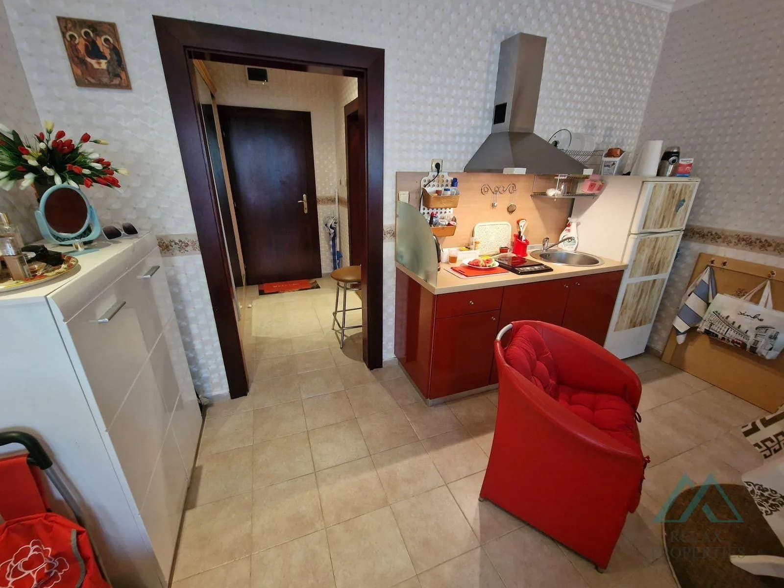 Velké studio v první linii s výhledem na bazén, 4* hotel Planeta a aquapark, 50 m od moře, Slunečné pobřeží, Bulharsko - foto 7