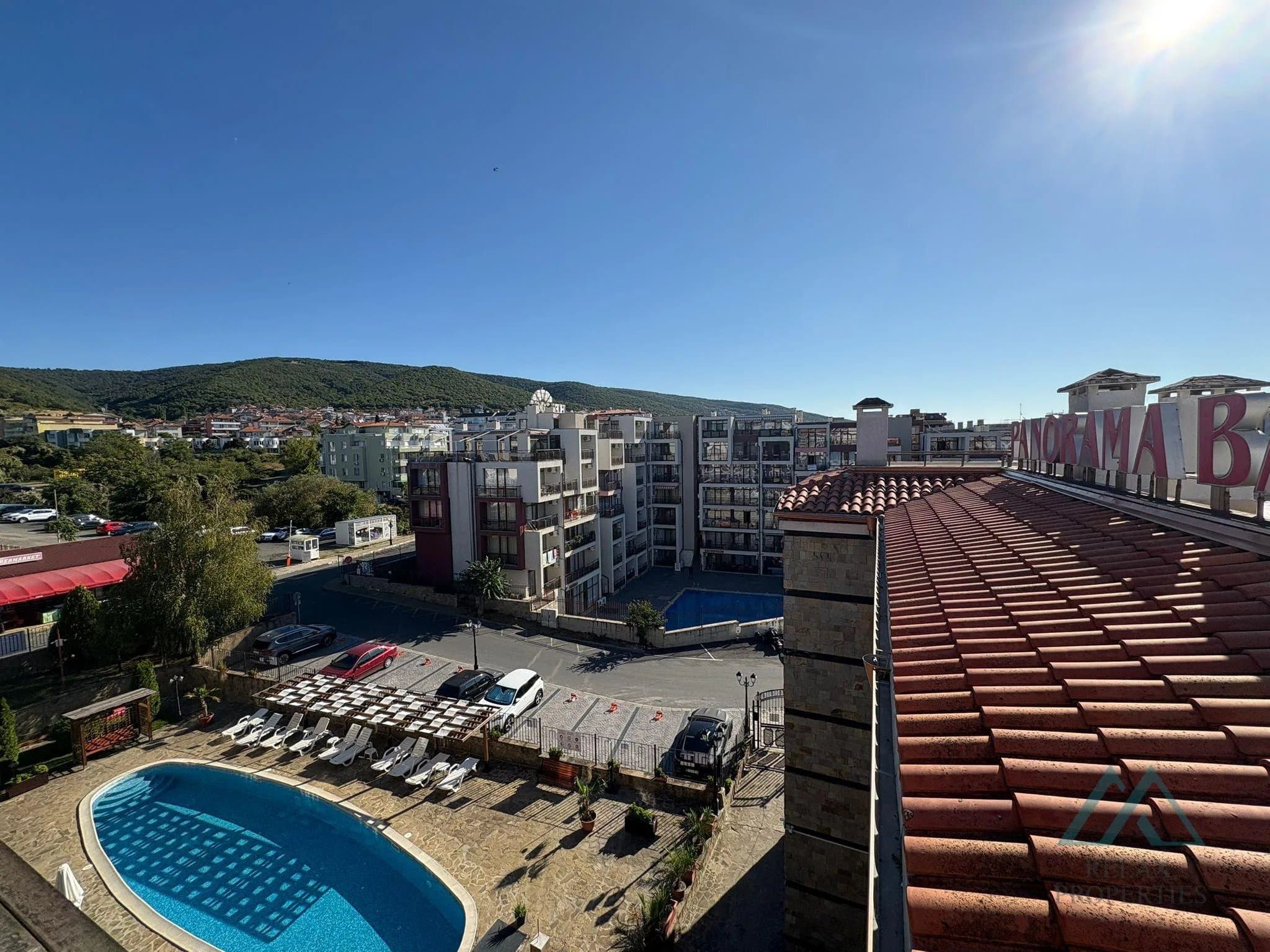 Studio s výhledem na moře a bazén, Panorama Bay 2, Sveti Vlas - jen 100 m od moře, Bulharsko - foto 7