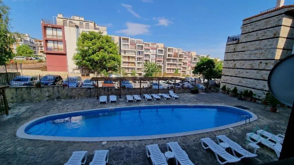 Studio s výhledem na moře a bazén, Panorama Bay 2, Sveti Vlas - jen 100 m od moře, Bulharsko - foto 31