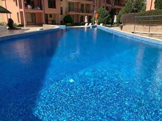 apartmán se 2 ložnicemi a výhledem na moře v komplexu Panorama Dreams, 150 m od moře, Sveti Vlas - foto 8