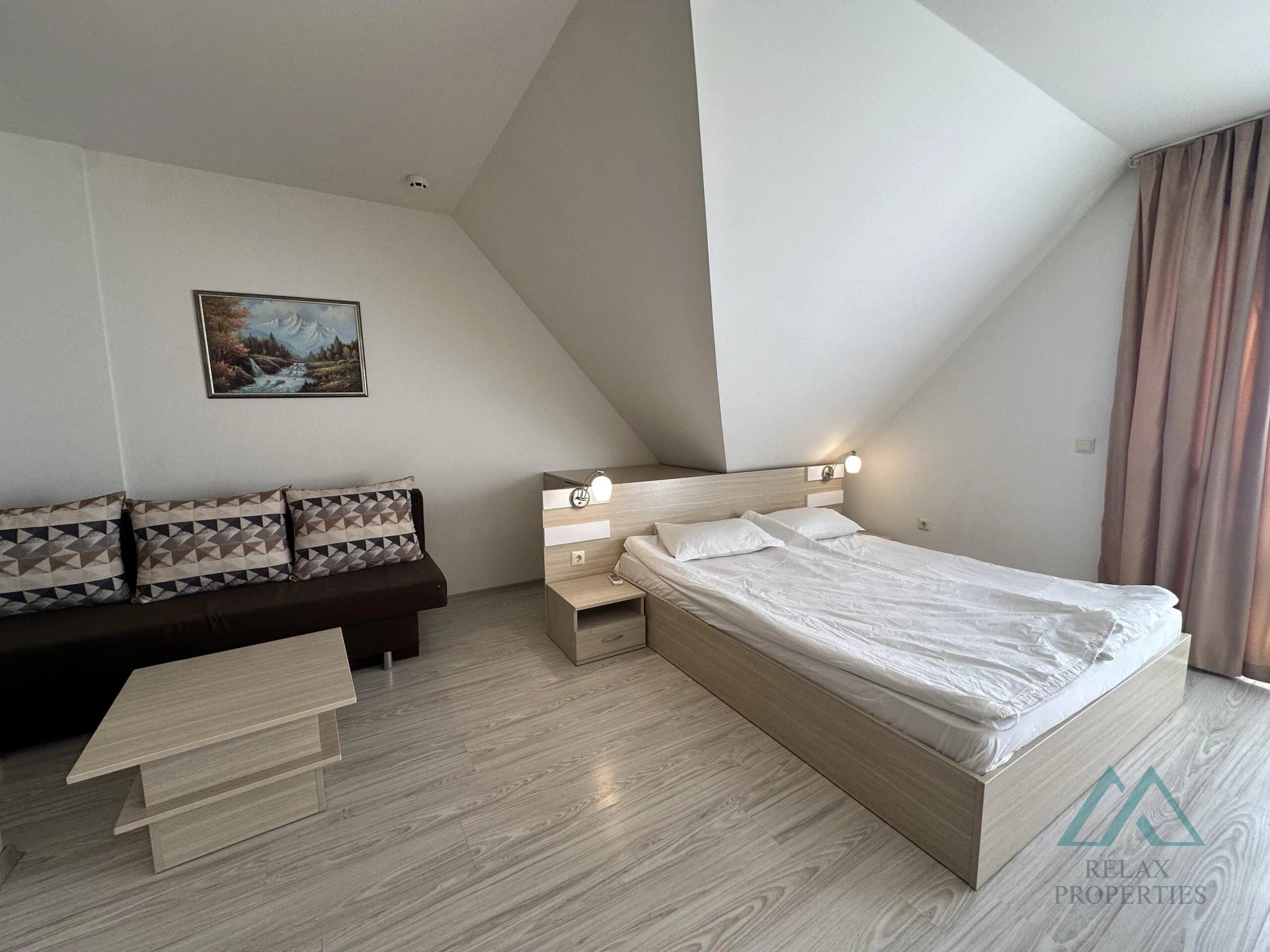 Prostorný apartmán s výhledem na bazén, Tarsis Club & SPA, 700 m od moře, Slunečné pobřeží - foto 22