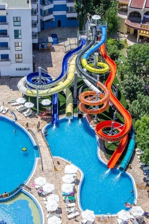 Luxusní ikonický hotel Kuban Resort & Aquapark, apartmán se 2 ložnicemi v centru Slunečného pobřeží, Bulharsko - foto 20