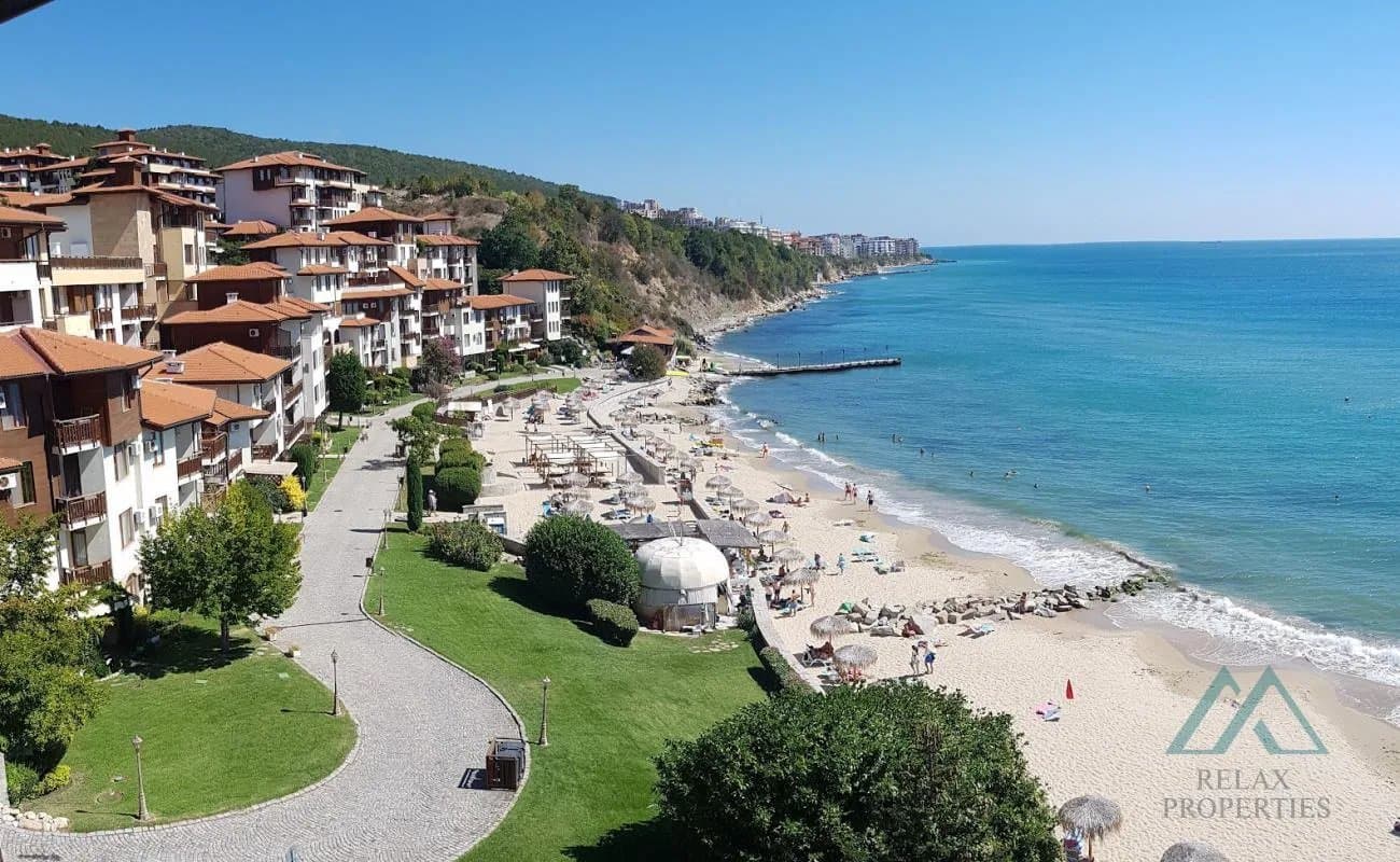 Krásný apartmán se 2 ložnicemi a výhledem na moře, Rajská zahrada, první řada u moře, Sveti Vlas, Bulharsko - foto 5