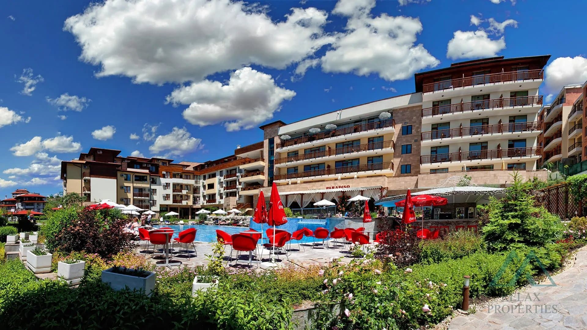 Krásný apartmán se 2 ložnicemi a výhledem na moře, Rajská zahrada, první řada u moře, Sveti Vlas, Bulharsko - foto 7