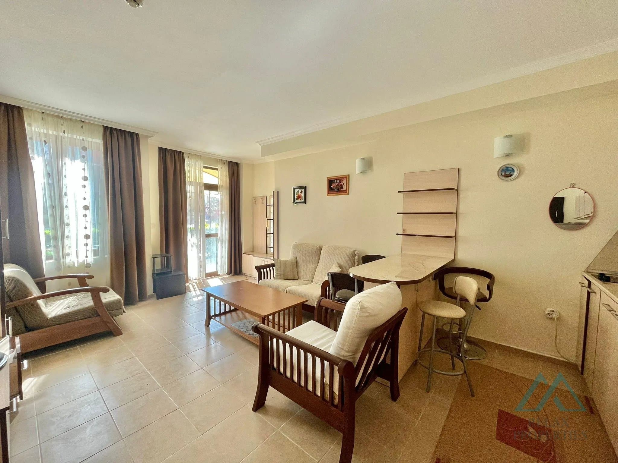 apartmán se 2 ložnicemi jen 300 m od pláže, St. George Palace, Sveti Vlas, Bulharsko - foto 9
