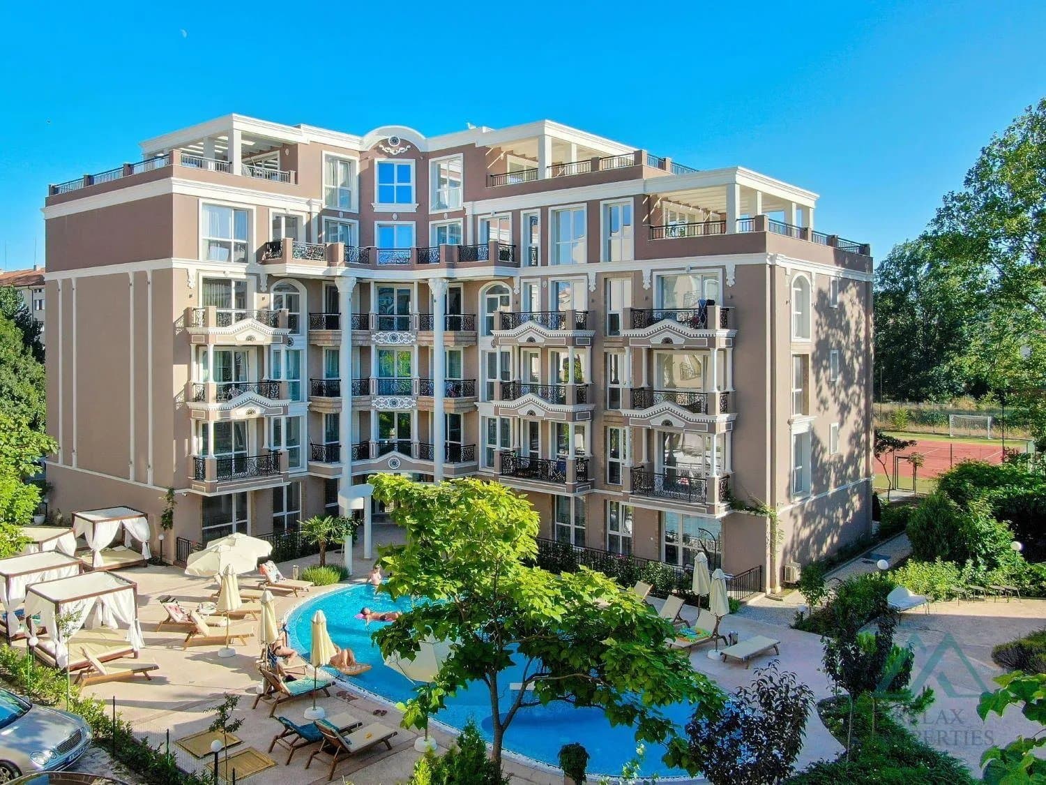 Novostavba - studio v luxusním komplexu Izida Palace 2, 500 m od moře, Slunečné pobřeží - foto 18