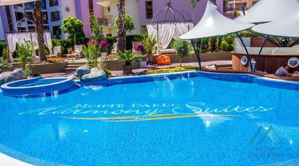 apartmán se 2 ložnicemi v luxusním komplexu Harmony Suites Monte Carlo, 400 m od pláže, Slunečné pobřeží, Bulharsko - foto 2