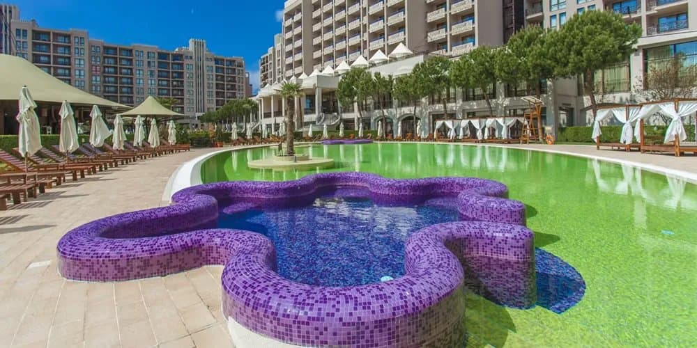 Prostorný apartmán s výhledem na moře a bazén v komplexu 5★ Barcelo Royal Beach - Slunečné pobřeží, Bulharsko - foto 13