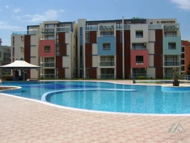 Prostorné studio s balkonem jen 300 m od pláže - Sun City 1, Slunečné pobřeží - foto 21