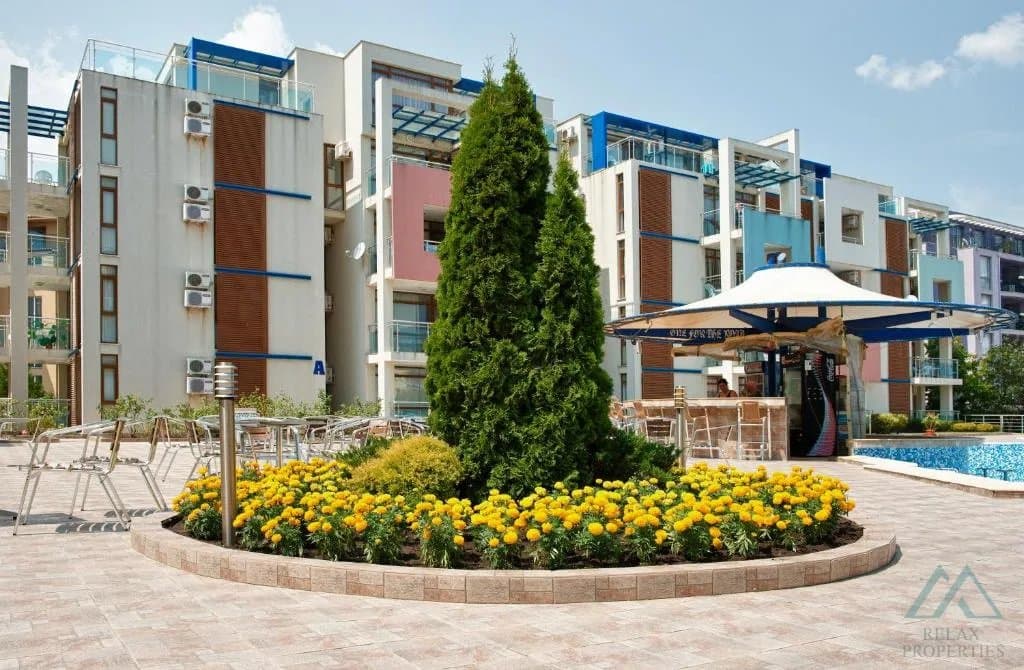 Prostorné studio s balkonem jen 300 m od pláže - Sun City 1, Slunečné pobřeží - foto 26