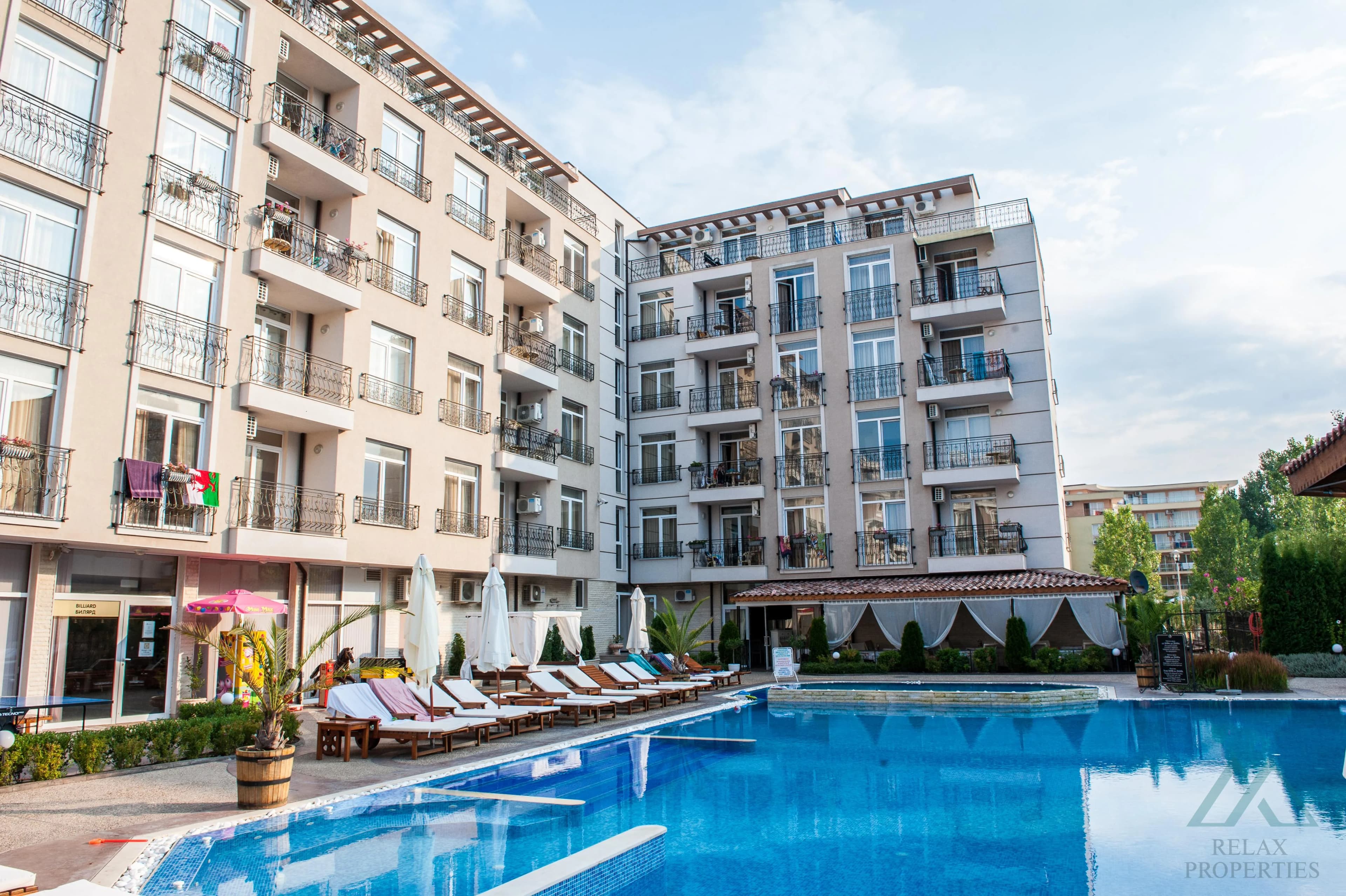 apartmán se 2 ložnicemi v oblíbeném komplexu Dawn Park, Slunečné pobřeží - 500 m od pláže - foto 17