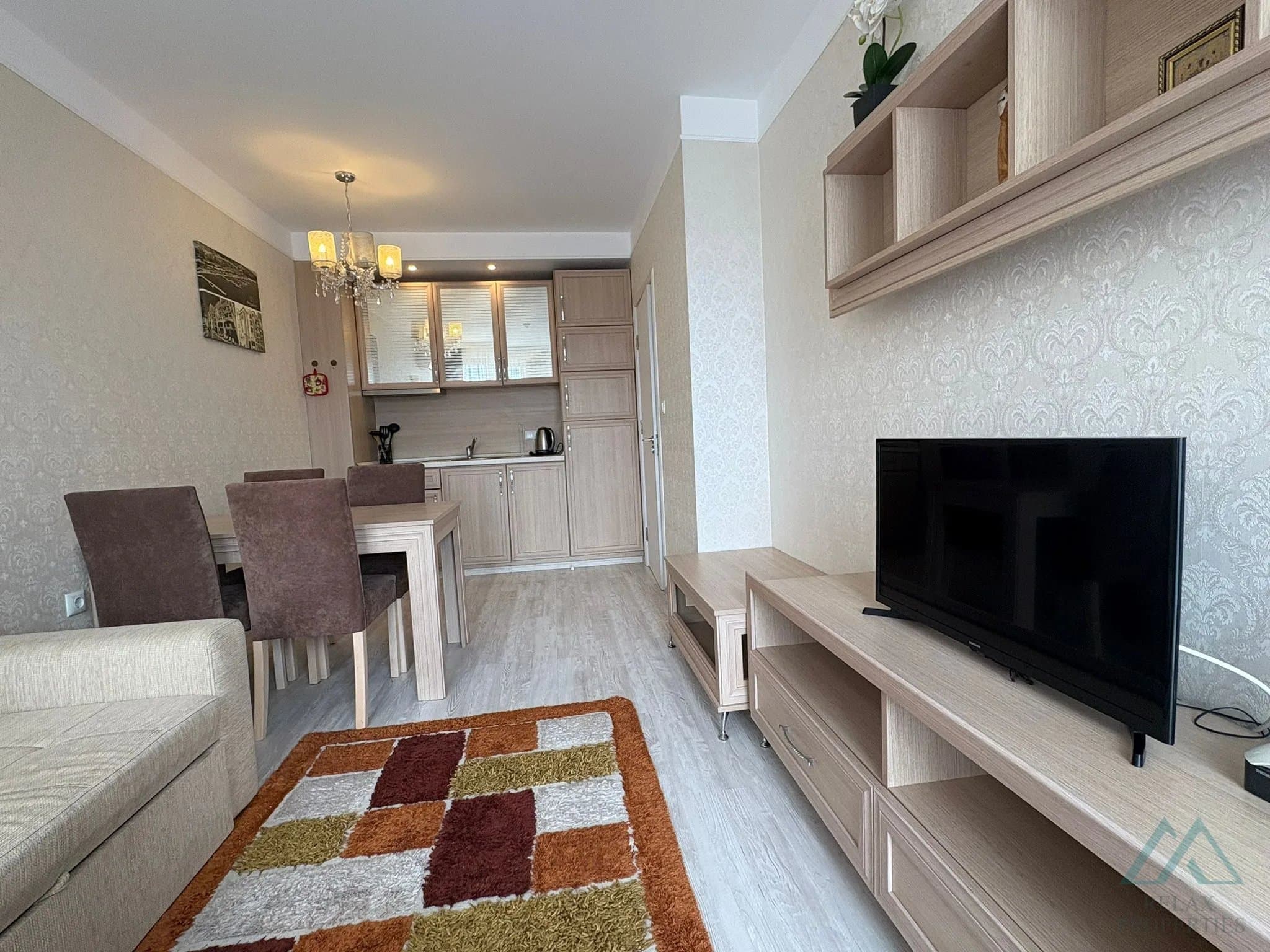 Novostavba! 2 pokojový apartmán 48 m² v Harmony Suites 11, Grand Resort, 600 m od pláže, Slunečné pobřeží - foto 3