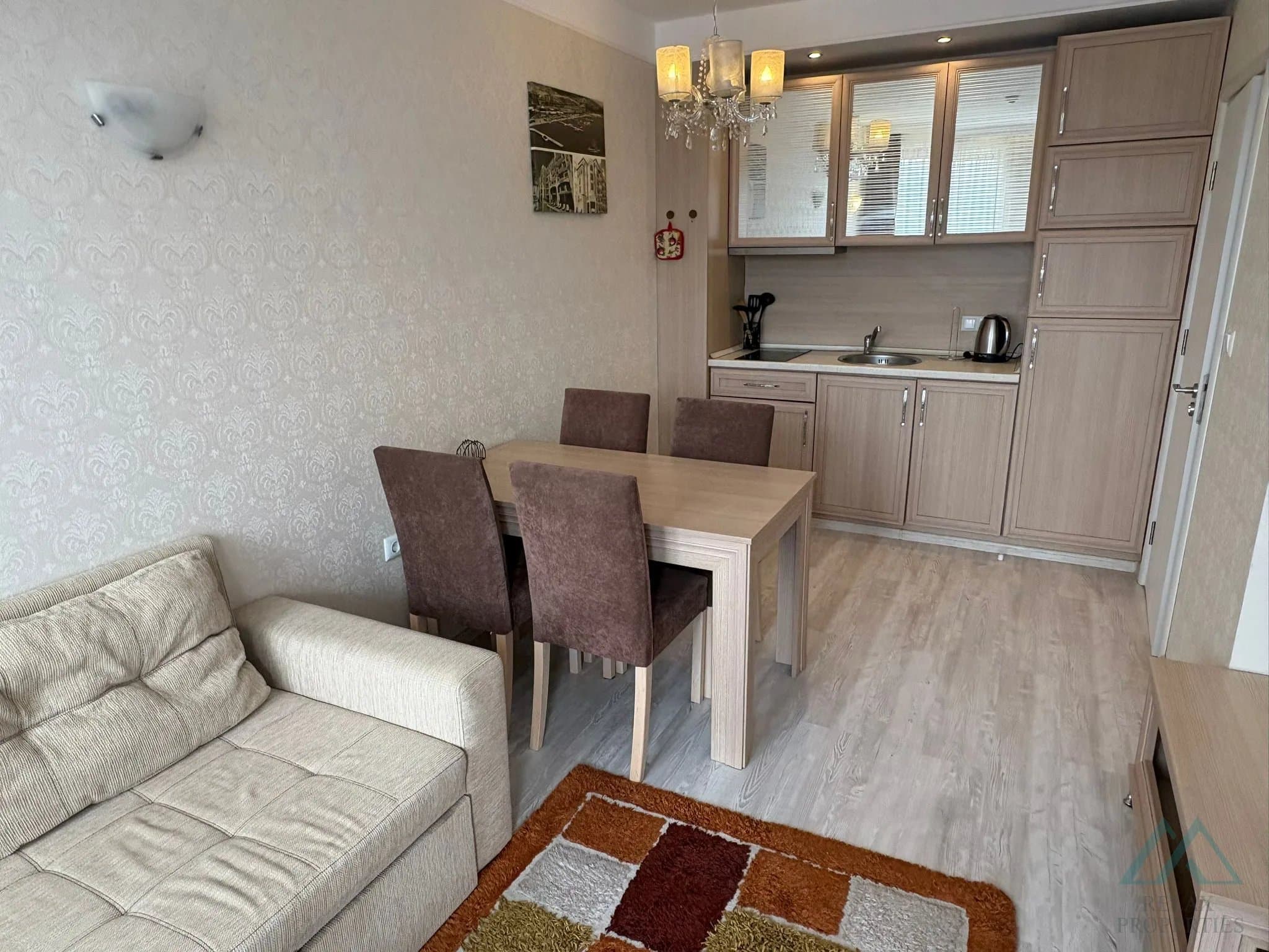 Novostavba! 2 pokojový apartmán 48 m² v Harmony Suites 11, Grand Resort, 600 m od pláže, Slunečné pobřeží - foto 4