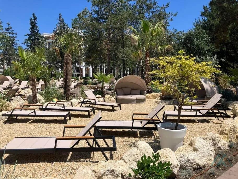 Novostavba! 2 pokojový apartmán 48 m² v Harmony Suites 11, Grand Resort, 600 m od pláže, Slunečné pobřeží - foto 34