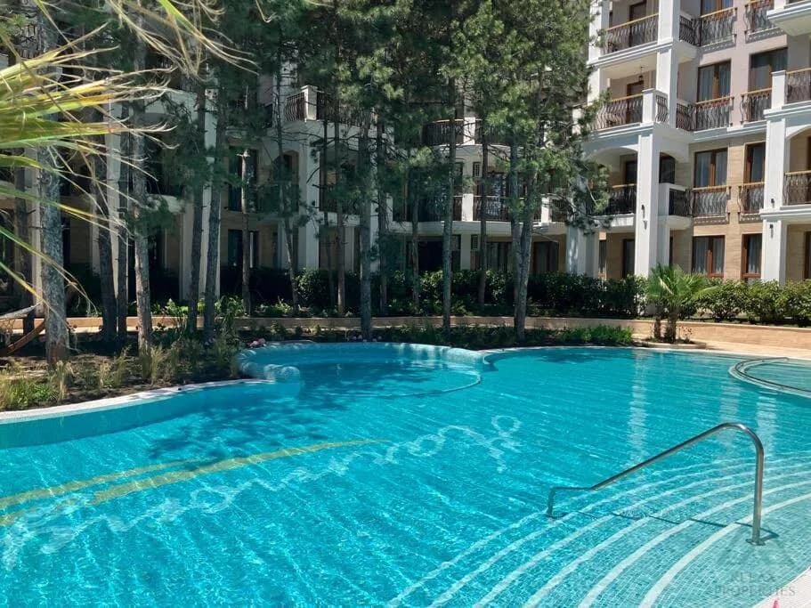 Novostavba! 2 pokojový apartmán 48 m² v Harmony Suites 11, Grand Resort, 600 m od pláže, Slunečné pobřeží - foto 26