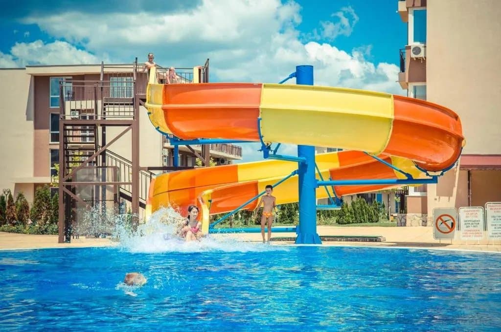 Nádherný apartmán v Holiday Fort Club, 700 m od moře, Slunečné pobřeží - foto 15