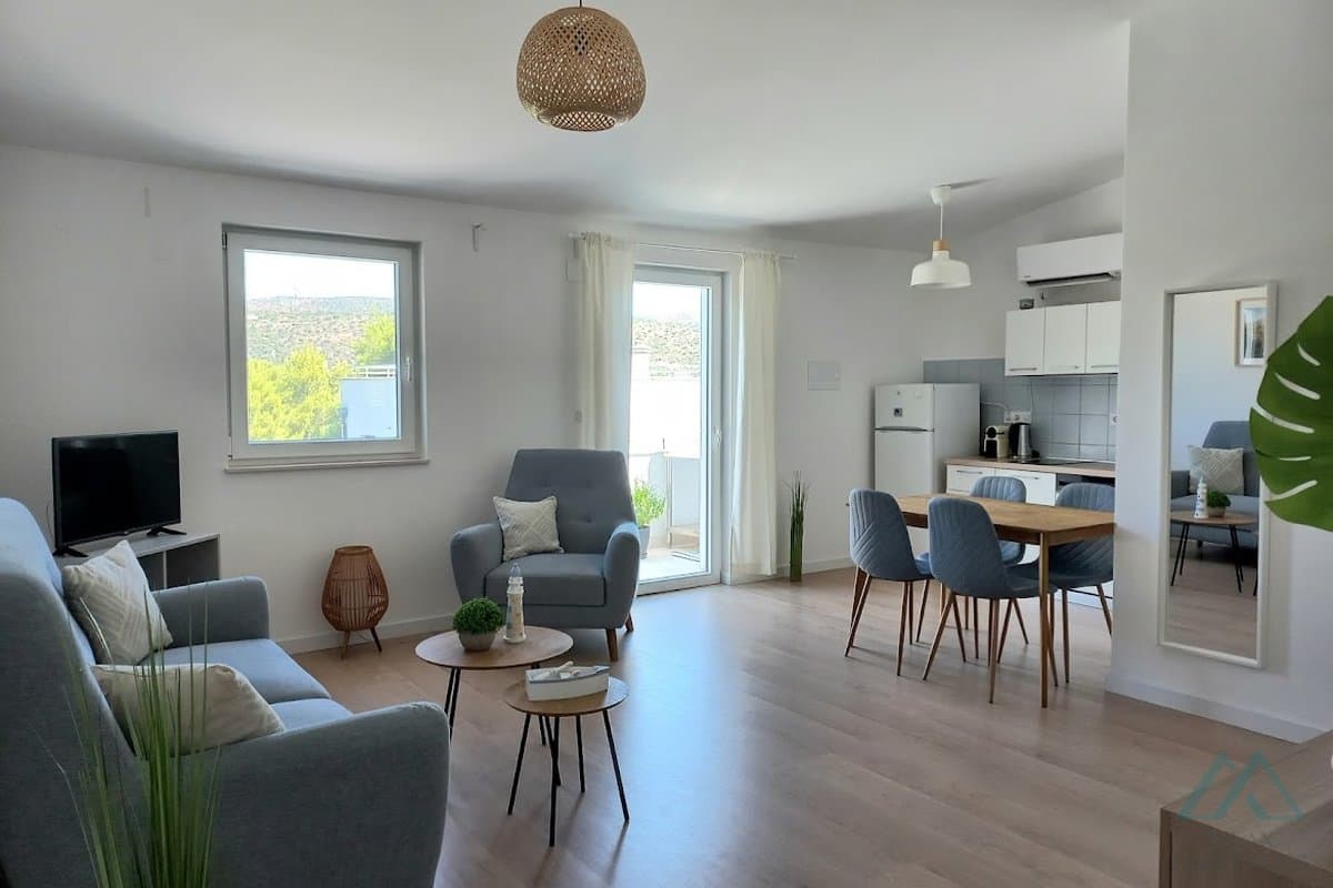 apartmán 3+kk u pláže a výhledem na moře, Rogoznica - Dalmácie - foto 3