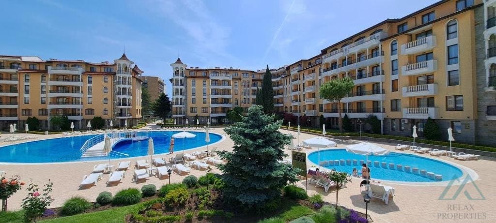 Skvělá cena! Apartmán v Royal Sun, 300 m od moře, Slunečné pobřeží - foto 15