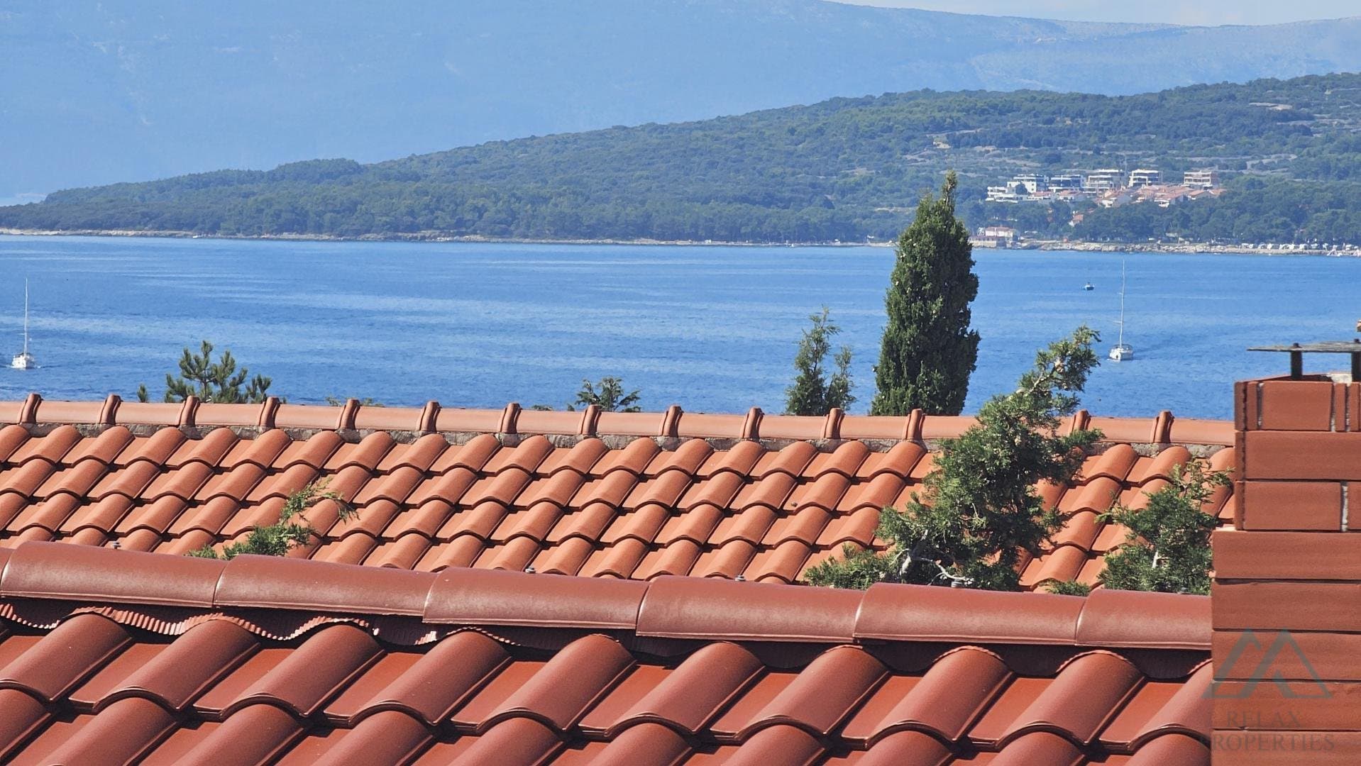 Apartmán s výhledem na moře, 500 m od moře, Punat, ostrov Krk - foto 1