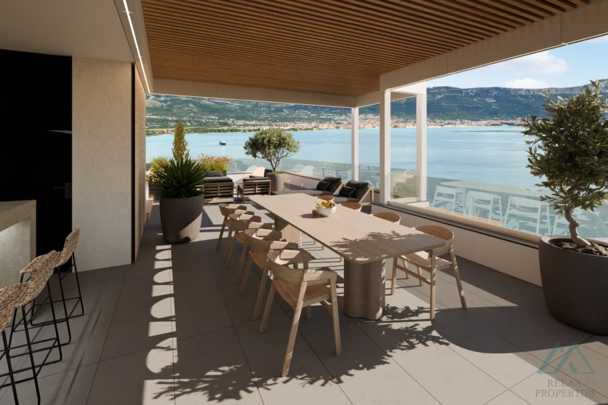 Luxusní penthouse s výhledem na moře a střešní terasou - Čiovo, Dalmácie - foto 5