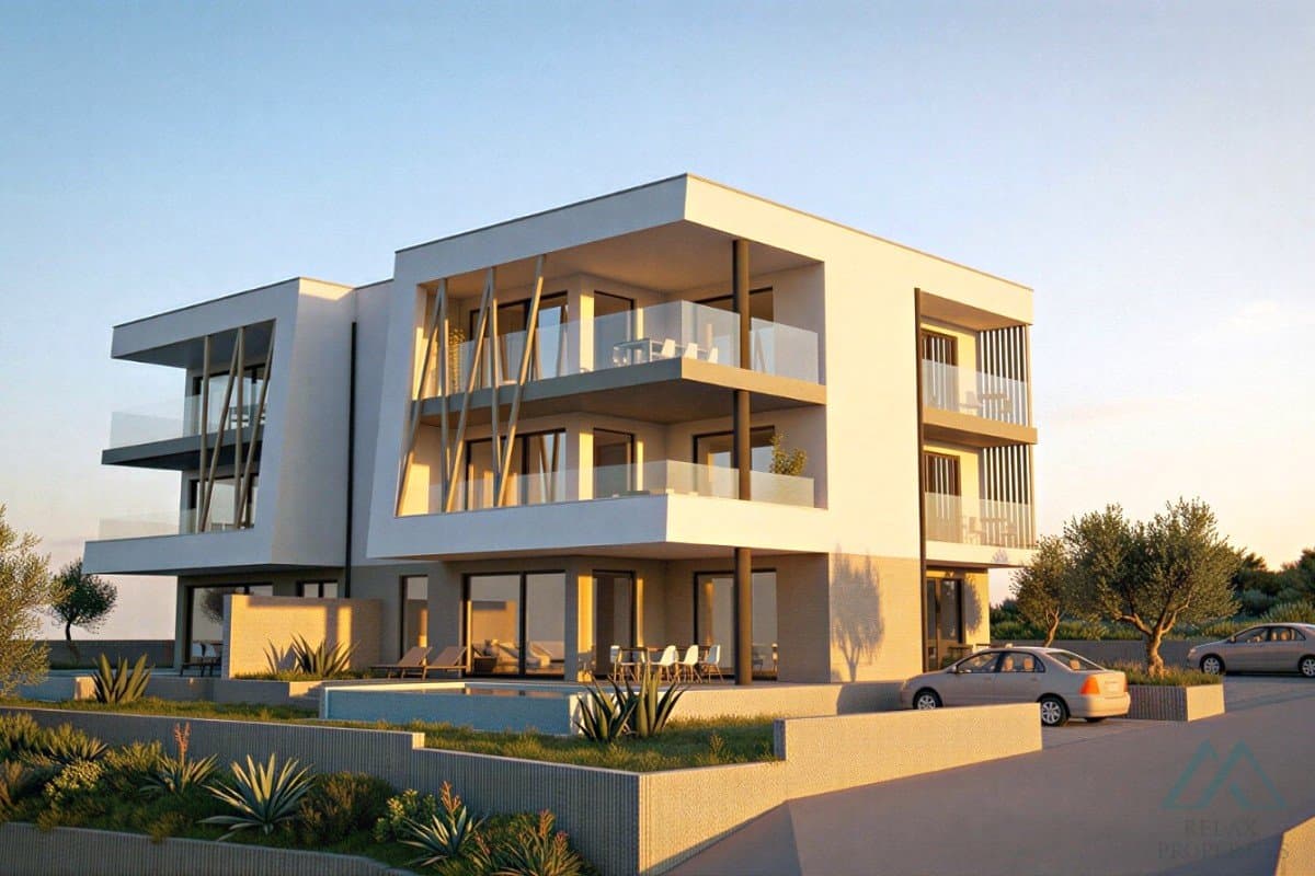 Luxusní apartmán v novostavbě s bazénem - Vodice, Dalmácie - foto 3