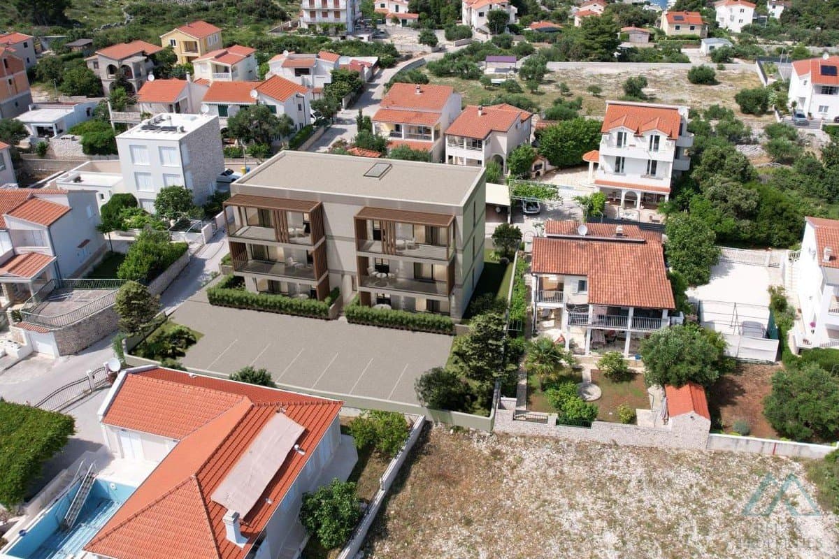 apartmán se 2 ložnicemi a výhledem na moře - novostavba, Rogoznica, jen 50 m od moře - foto 3