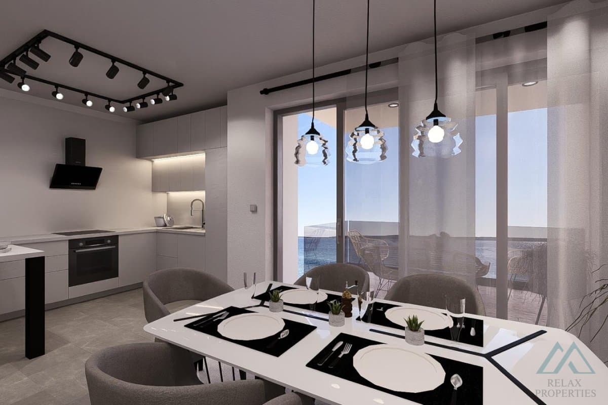 Moderní apartmán 2+kk s výhledem na moře - 1. linie, ostrov Pag, Chorvatsko - foto 3