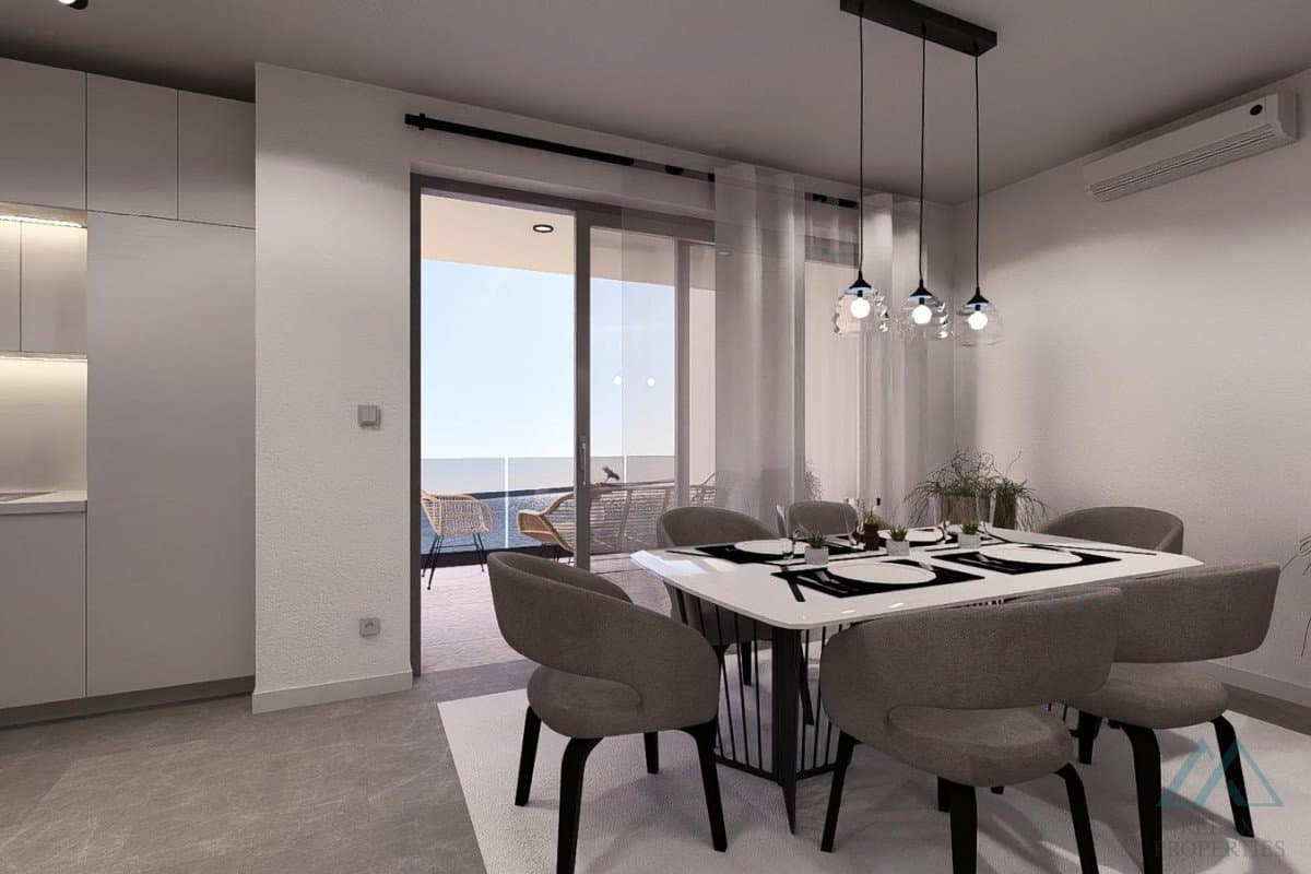 Moderní apartmán se 2 ložnicemi a výhledem na moře - novostavba, 1. linie, ostrov Pag, Chorvatsko - foto 3