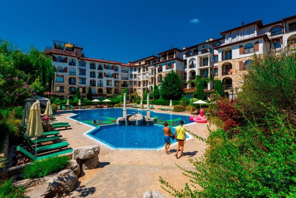 Luxusní studio 62 m² - Poseidon VIP Residence, Nesebar, Bulharsko, 350 m od moře - foto 2