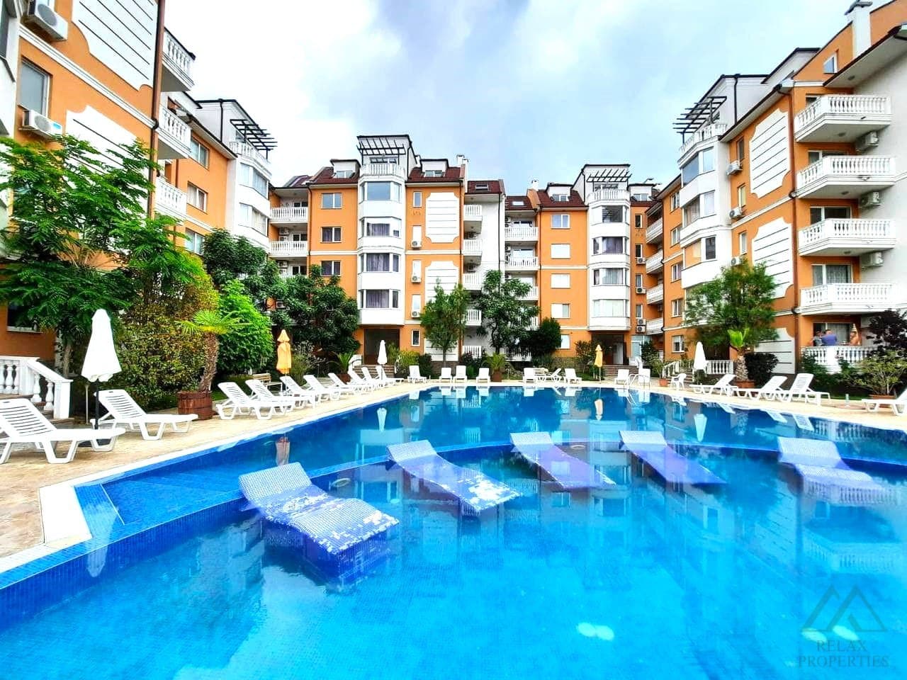 apartmán 2+kk v Sea Diamond, Slunečné pobřeží, 530 m od pláže Cacao - foto 1