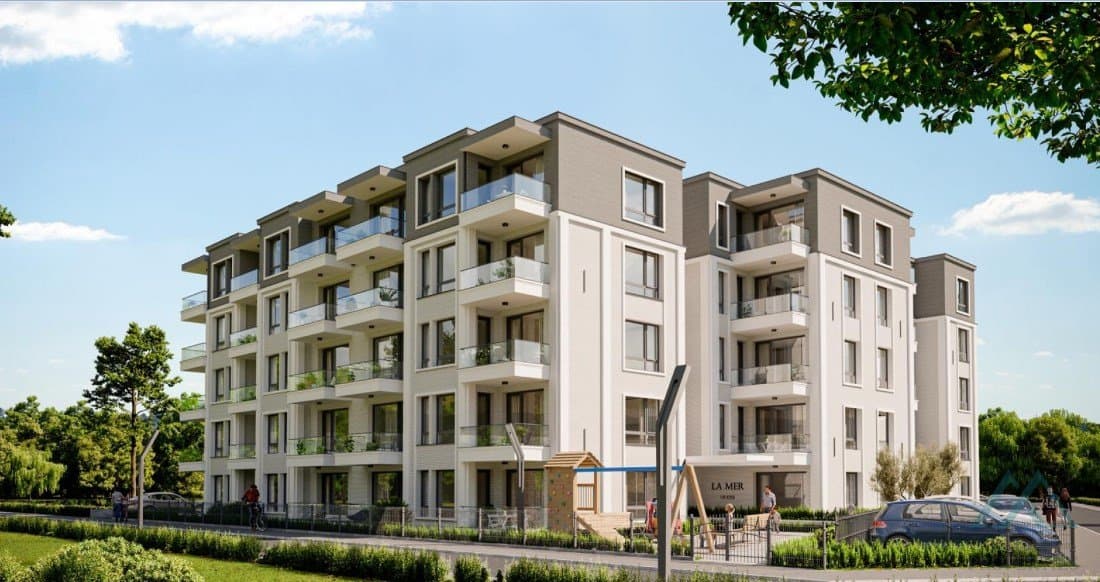 Nová budova na splátky! 2+kk apartmán, komplex La Mer House, Ravda - foto 4