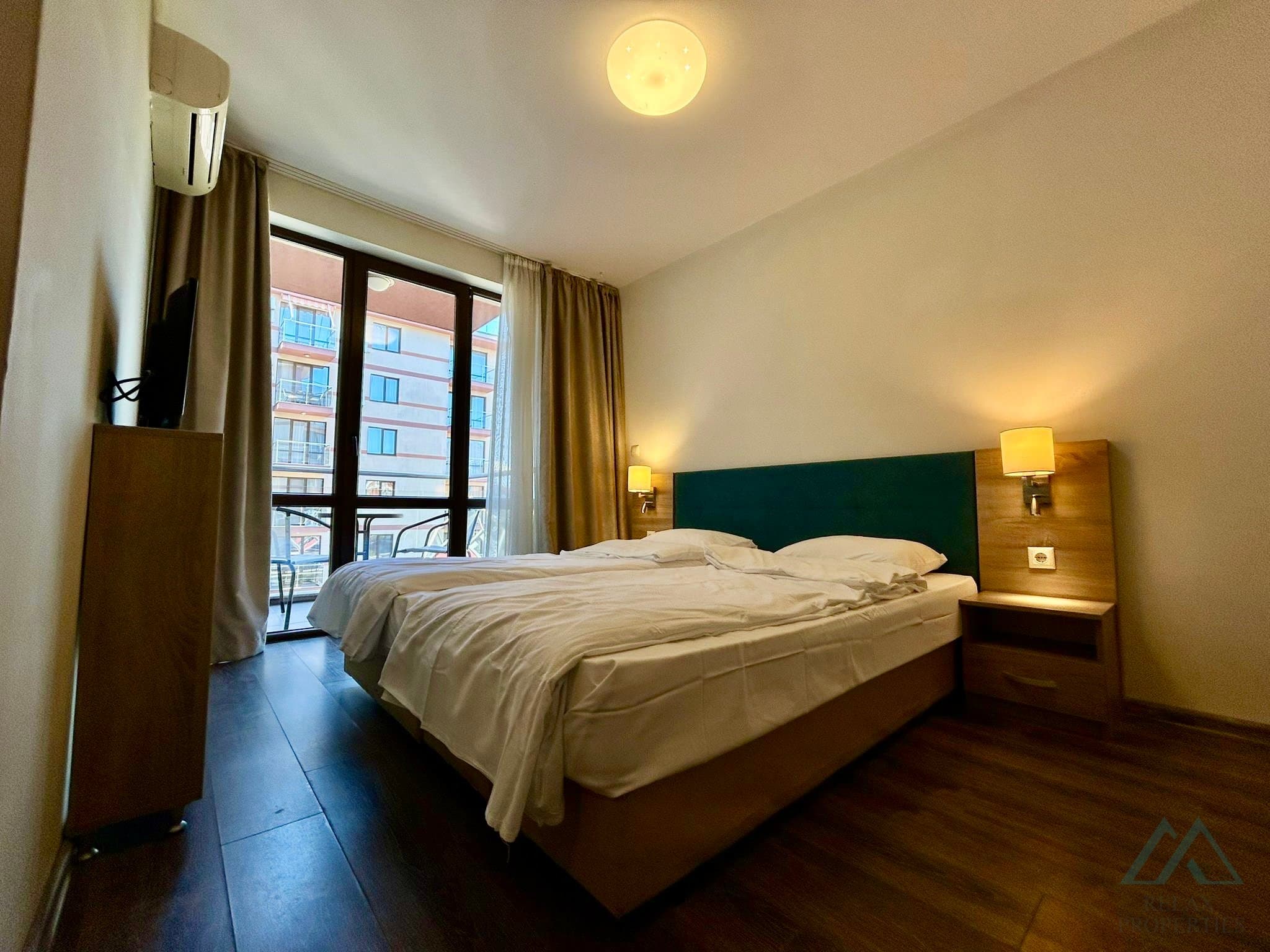 Skvělá cena! Apartmán s výhledem na bazén v Tarsis Club & SPA, Slunečné pobřeží - foto 7