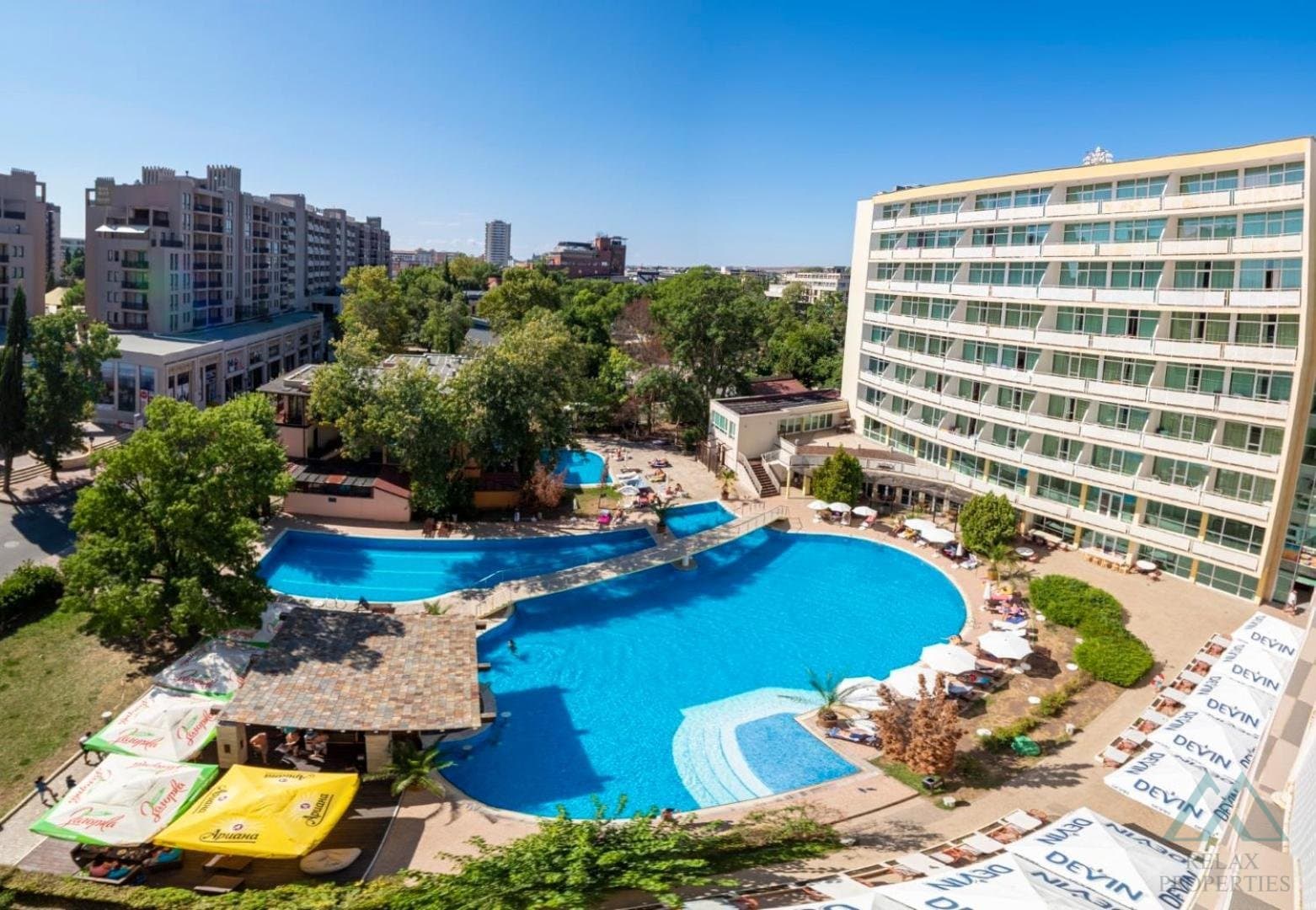 Apartmán s výhledem na moře a bazén, 200 m od pláže - Slunečné pobřeží - foto 21