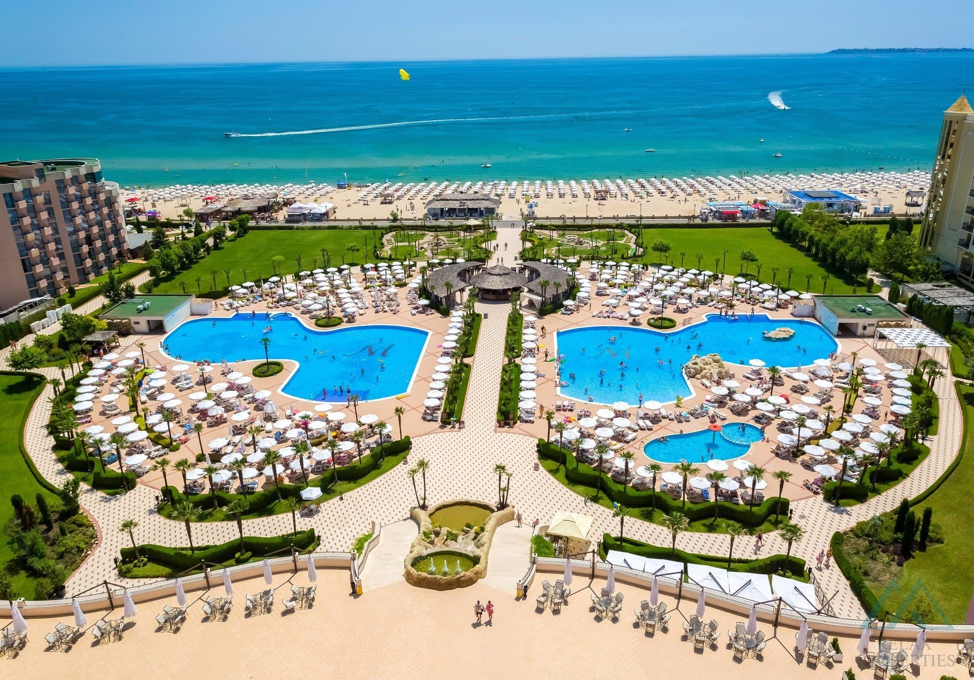 2+kk apartmán v první linii, 4* Majestic Beach Resort, Slunečné pobřeží - foto 2