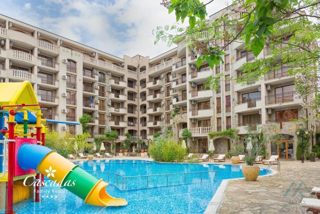 Apartmán v rodinném komplexu Cascadas Family Resort, 500 m od moře, Slunečné pobřeží - foto 23