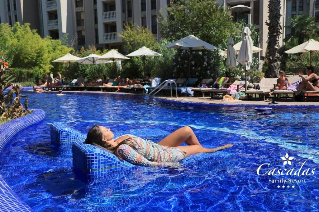 Apartmán v rodinném komplexu Cascadas Family Resort, 500 m od moře, Slunečné pobřeží - foto 27