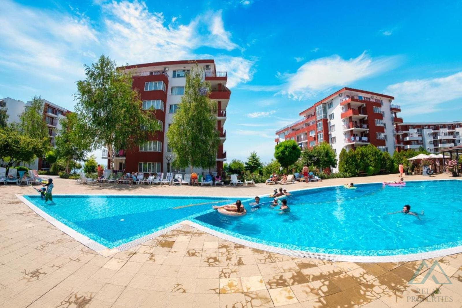 2+kk apartmán s nádherným výhledem na moře v komplexu Marina View Fort, 50 m od moře, Sveti Vlas, Bulharsko - foto 2