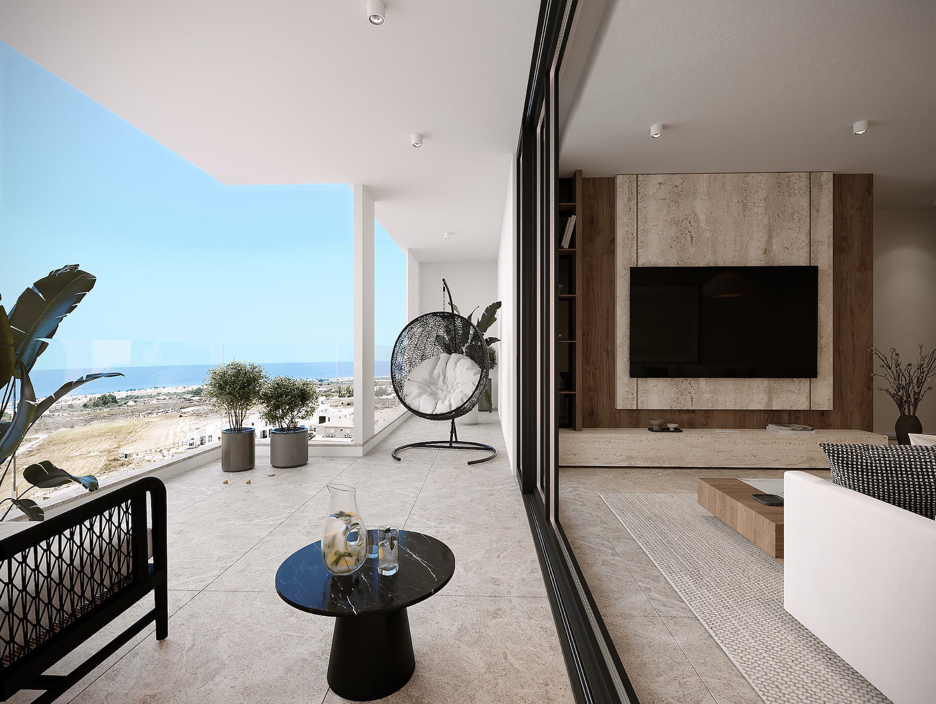 Moderní 2-pokojový apartmán v Paralimni s bazénem – Cena bez DPH - foto 1