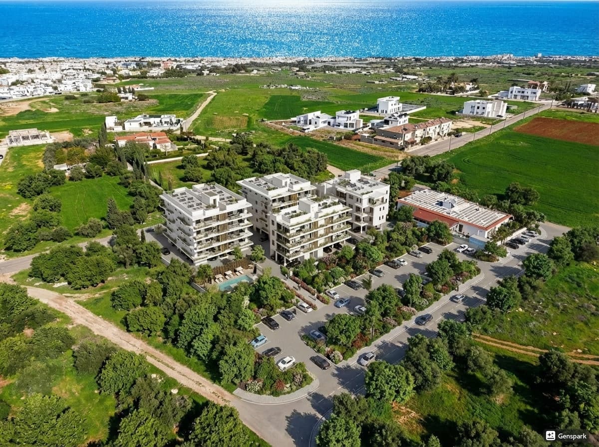 Moderní 2-pokojový apartmán v Paralimni s bazénem – Cena bez DPH - foto 11